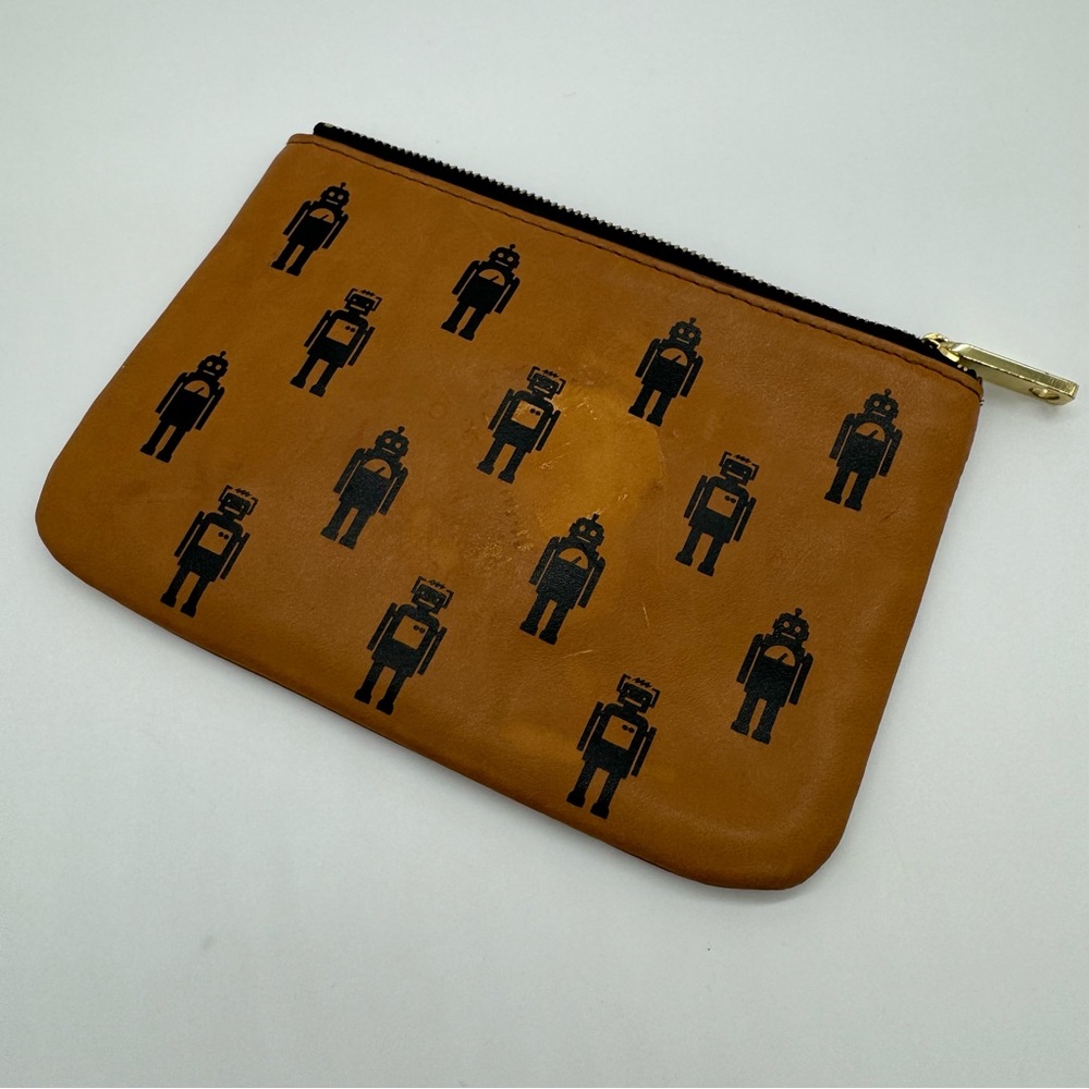 Fossil Leather Wristlet Robots Limited Edition Rare